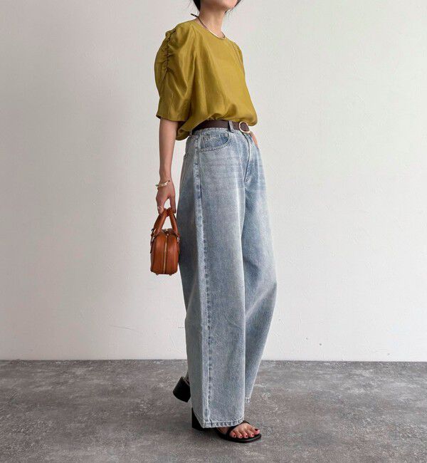 fredy emue「2WAYシアー袖ボリュームブラウス」|シャツ・ブラウス|