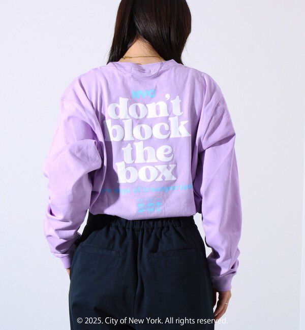 GLOSTER「【GOOD ROCK SPEED】NYC 発砲プリント ロングスリーブTシャツ ロンT」|Tシャツ・カットソー|