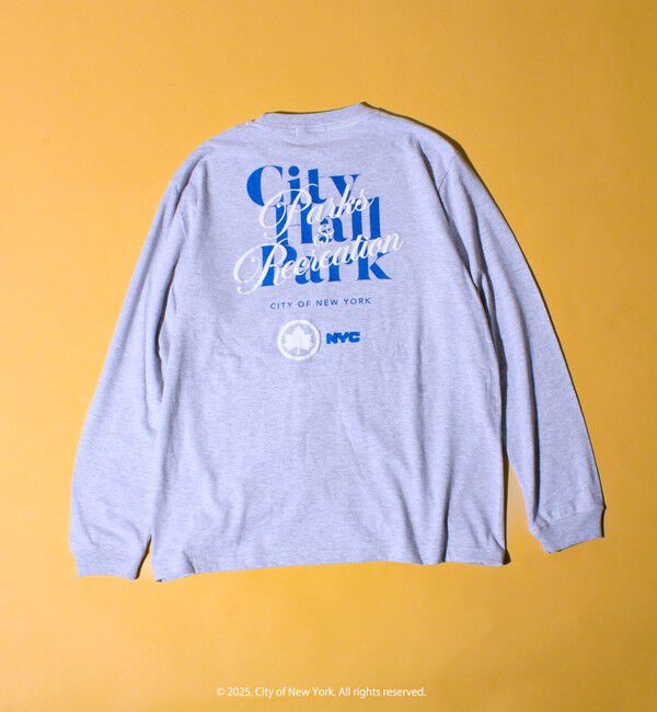 GLOSTER「【GOOD ROCK SPEED】NYC 発砲プリント ロングスリーブTシャツ ロンT」|Tシャツ・カットソー|アッシュ