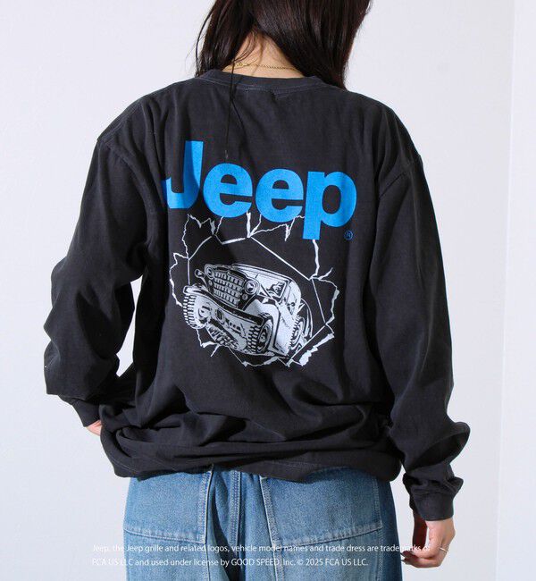 GLOSTER「【GOOD ROCK SPEED】Jeep / ジープ バックプリント ロングスリーブTシャツ ロンT」|Tシャツ・カットソー|