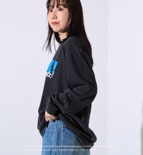 GLOSTER「【GOOD ROCK SPEED】Jeep / ジープ バックプリント ロングスリーブTシャツ ロンT」|Tシャツ・カットソー|
