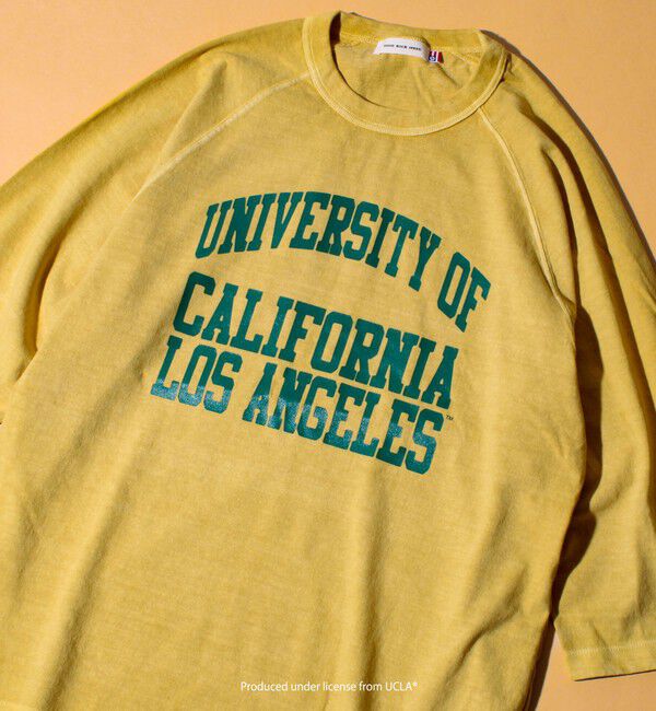 GLOSTER「【GOOD ROCK SPEED】カレッジロゴ ラグランTシャツ 7分袖」|Tシャツ・カットソー|