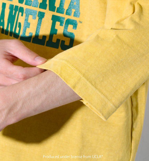 GLOSTER「【GOOD ROCK SPEED】カレッジロゴ ラグランTシャツ 7分袖」|Tシャツ・カットソー|