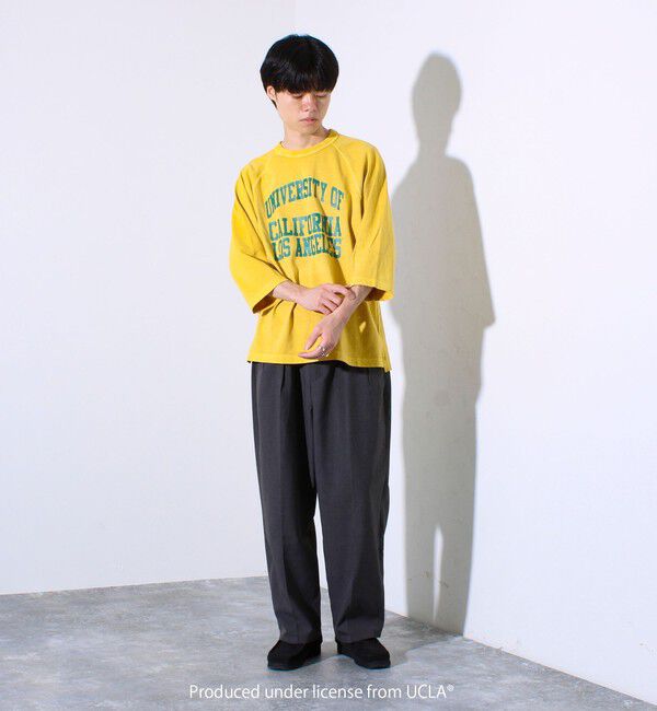 GLOSTER「【GOOD ROCK SPEED】カレッジロゴ ラグランTシャツ 7分袖」|Tシャツ・カットソー|