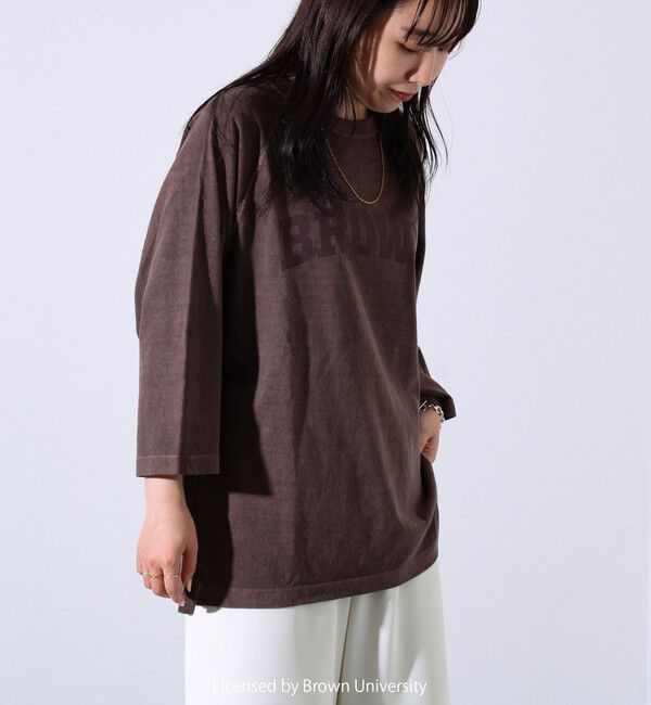 GLOSTER「【GOOD ROCK SPEED】カレッジロゴ ラグランTシャツ 7分袖」|Tシャツ・カットソー|