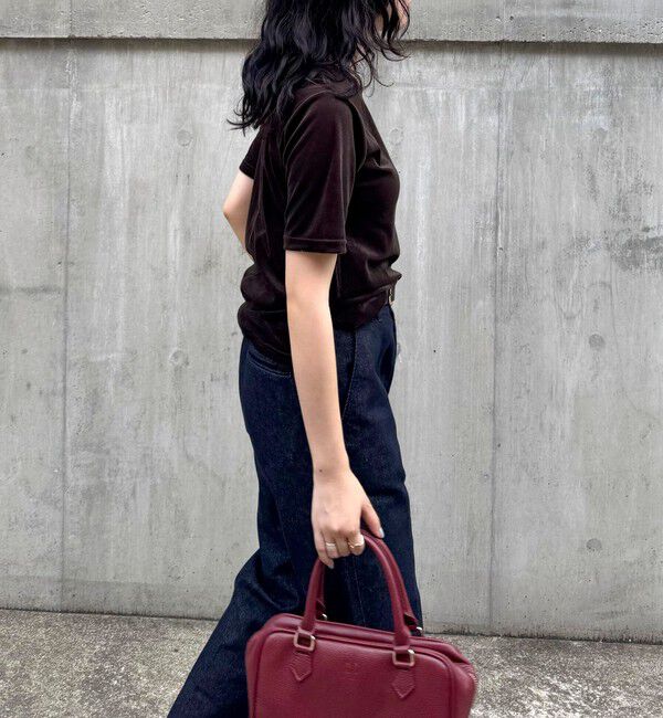 fredy emue「ベロア半袖Tシャツ」|Tシャツ・カットソー|