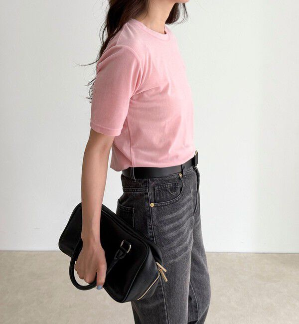 fredy emue「ベロア半袖Tシャツ」|Tシャツ・カットソー|