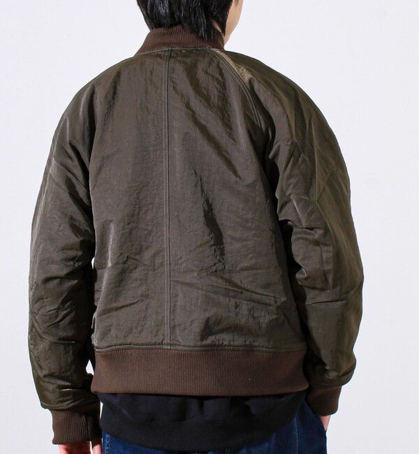 GLOSTER「【ナイロン&times;フリース】2WAY リバーシブルボンバージャケット MA-1 UNISEX」|ブルゾン・スタジャン|