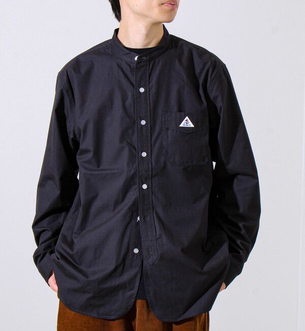 GLOSTER「【GEVACO/ゲバコ】起毛バンドカラーシャツ」|シャツ・ブラウス|