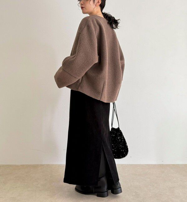 fredy emue「イタリアンエアリーノーカラーブルゾン」|ブルゾン・スタジャン|