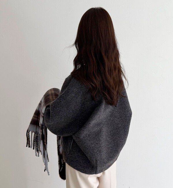 fredy emue「イタリアンエアリーノーカラーブルゾン」|ブルゾン・スタジャン|