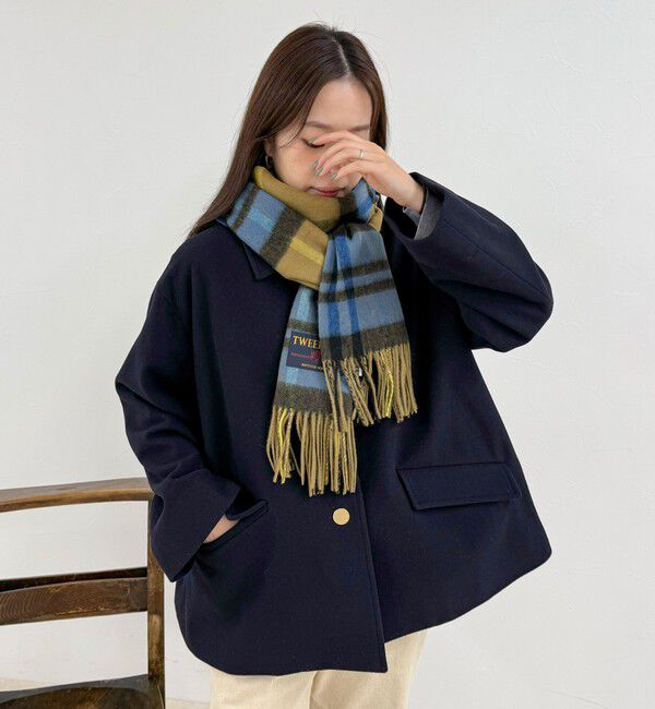 fredy emue「【TWEED MILL/ツイードミル】ウールチェックストール48」|ストール|