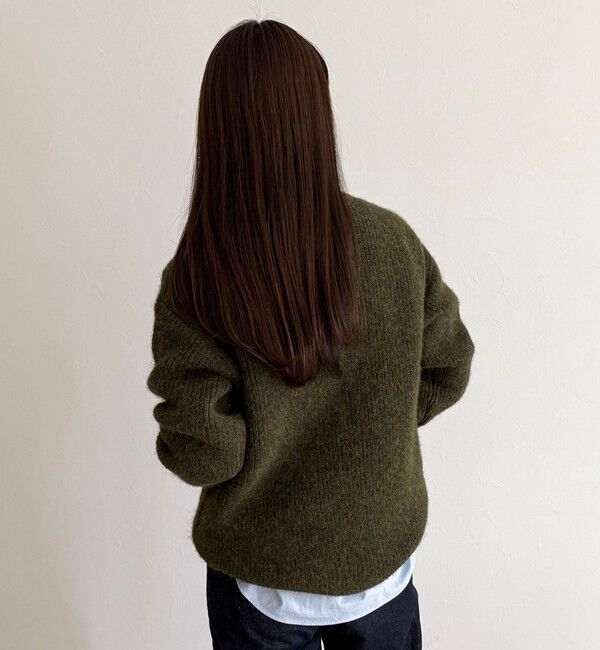 fredy emue「ミドル丈片畦ニットプルオーバー」|ニット・セーター|