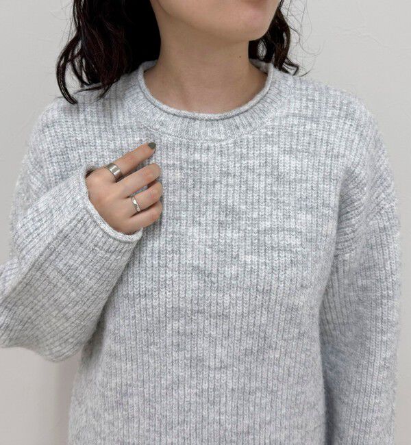 fredy emue「ミドル丈片畦ニットプルオーバー」|ニット・セーター|