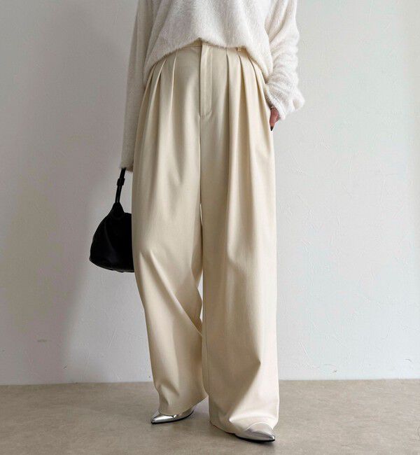 fredy emue「3タックハートリベットパンツ」|チノ|