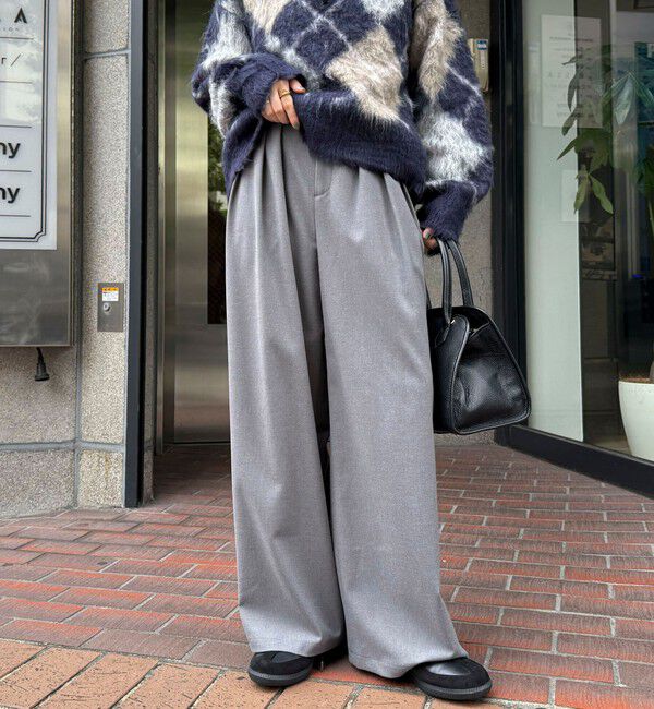 fredy emue「3タックハートリベットパンツ」|チノ|グレー