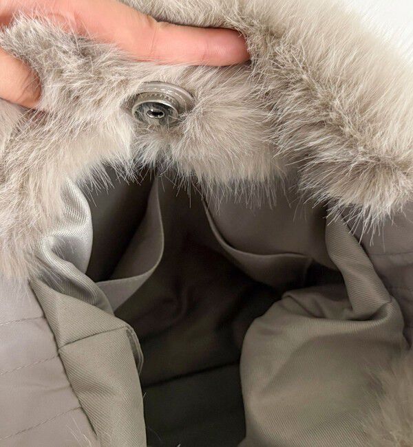 fredy emue「ギャザーハンドルエコファーショルダーバッグ」|ショルダー・メッセンジャー|