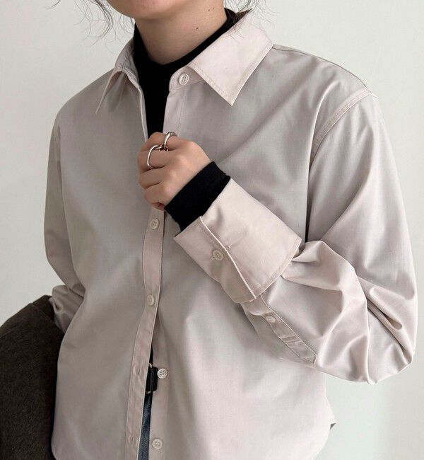 fredy emue「コンパクトシャツ」|シャツ・ブラウス|ベージュ