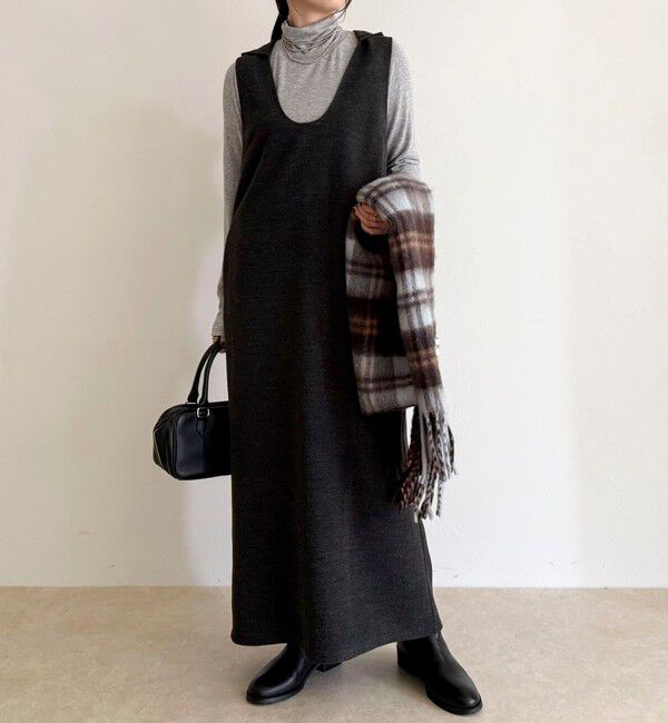 fredy emue「フーディージャンスカ」|ワンピース|チャコールグレー