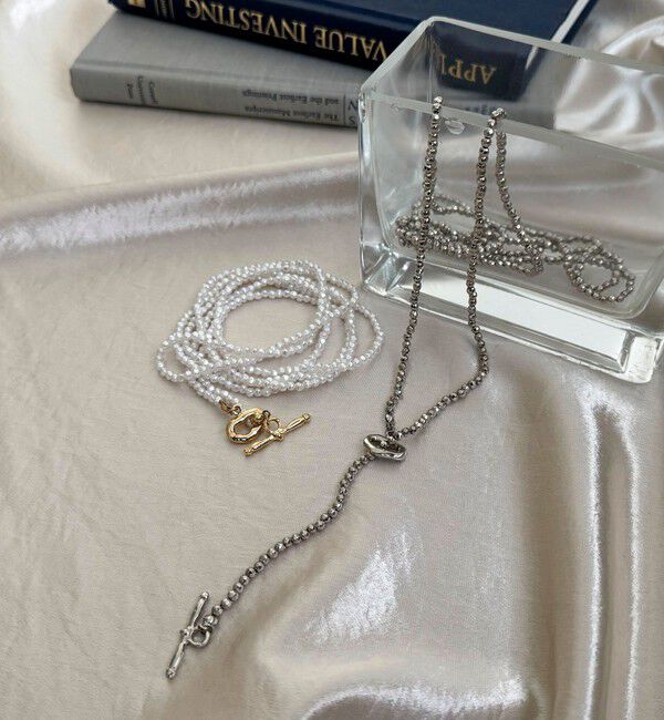 fredy emue「小粒ビーズマンテルマルチネックレス」|ネックレス|