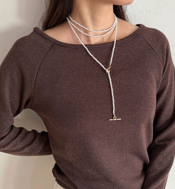 fredy emue「小粒ビーズマンテルマルチネックレス」|ネックレス|