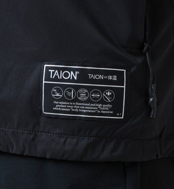 GLOSTER「【TAION/タイオン】HI-NECK W-ZIP DETACHABLE LIGHT JACKET」|ブルゾン・スタジャン|