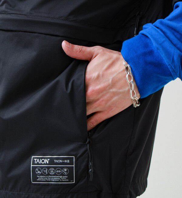 GLOSTER「【TAION/タイオン】HI-NECK W-ZIP DETACHABLE LIGHT JACKET」|ブルゾン・スタジャン|