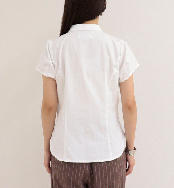 fredy emue「フロントギャザーちび袖ブラウス」|シャツ・ブラウス|