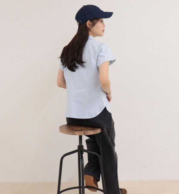 fredy emue「フロントギャザーちび袖ブラウス」|シャツ・ブラウス|