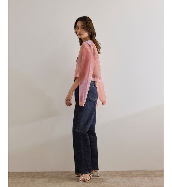 ROPE「ストレッチデニムストレートパンツ」|デニム|