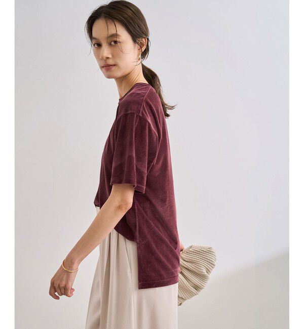 ROPE「シアーベロアTシャツ/イージーケア」|Tシャツ・カットソー|