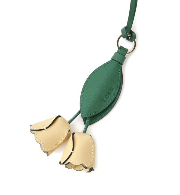 ROPE「【teau・牛革】panier tulip ring charm（キー/バッグチャーム・ネックレス）」|チャーム・キーホルダー|