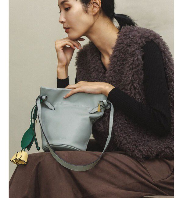 ROPE「【teau・牛革】panier tulip ring charm（キー/バッグチャーム・ネックレス）」|チャーム・キーホルダー|