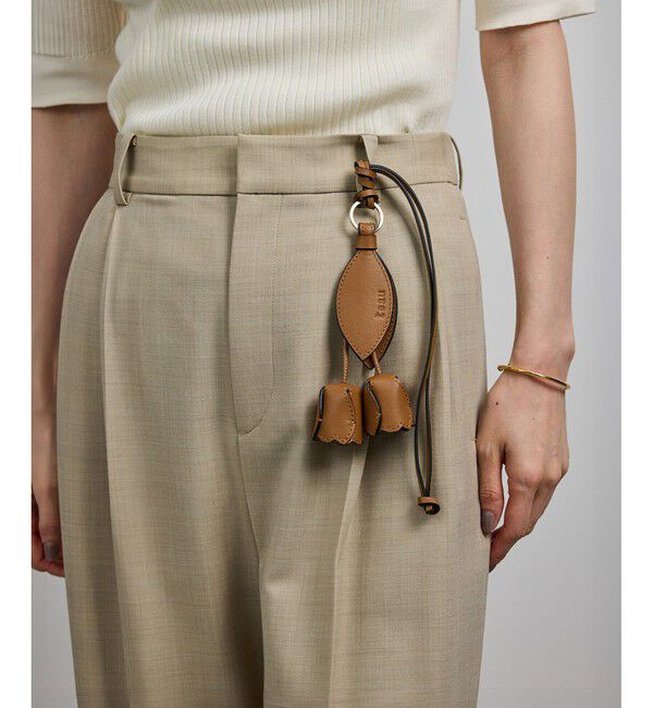 ROPE「【teau・牛革】panier tulip ring charm（キー/バッグチャーム・ネックレス）」|チャーム・キーホルダー|