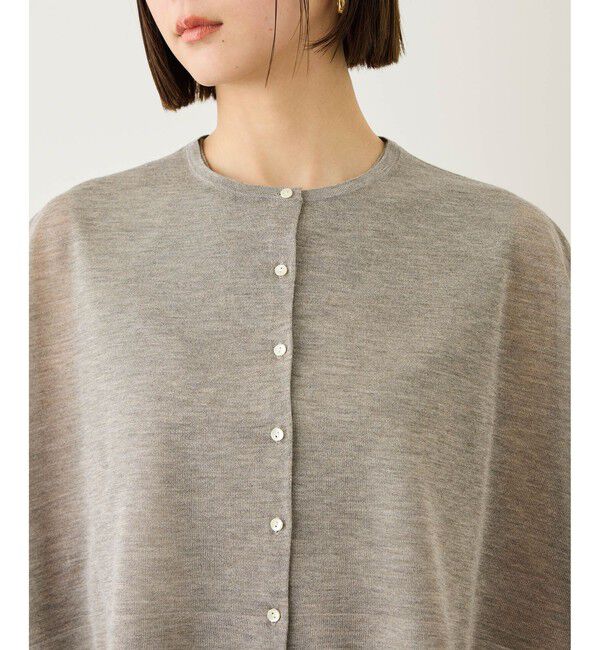 ROPE「LEVITA レイヤードニットプルーオーバー(ケープ&times;タンクトップ)/接触冷感・イージーケア」|Tシャツ・カットソー|