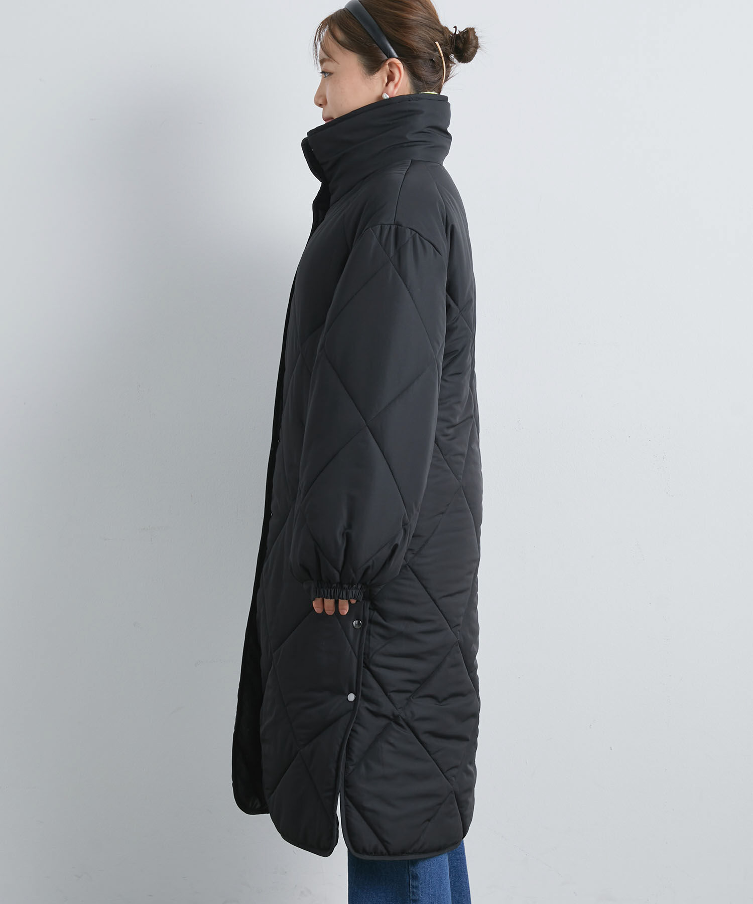 vis-a-vis「【WEB限定】ダイヤキルト中綿ロングコート」|その他|