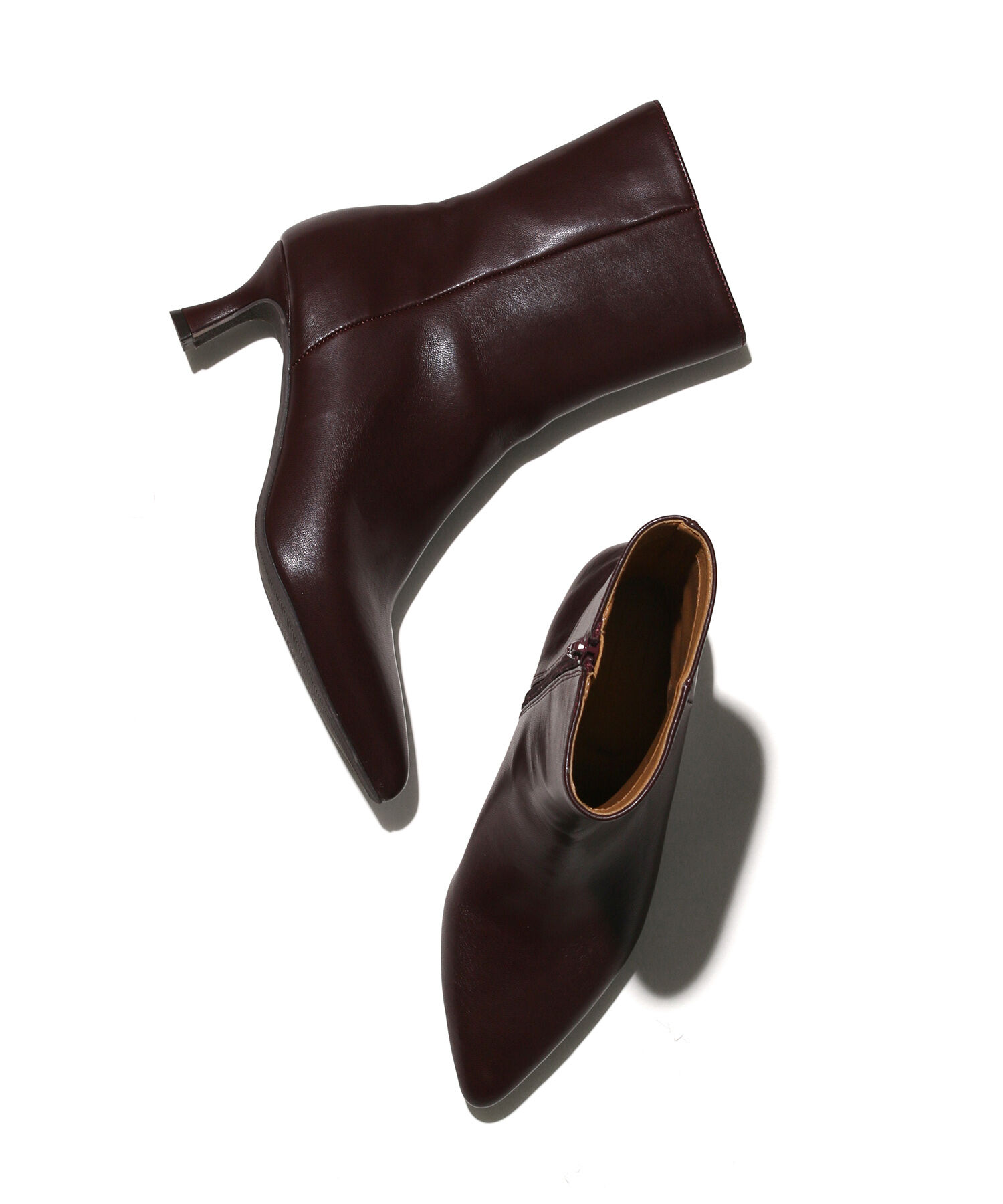 Juze「【生活防水・抗菌防臭】リサイクルレザーポインテッドミドルブーツ【sustainable】」|その他|