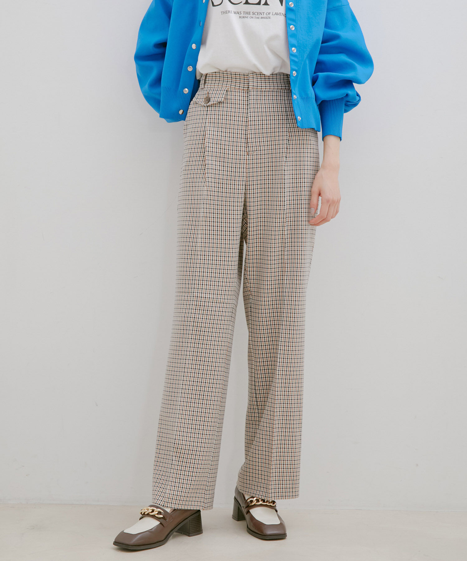 VIS「【HOT BEAUTY STRETCH】【洗える】ストレートパンツ」|その他|ブラウン系(23)