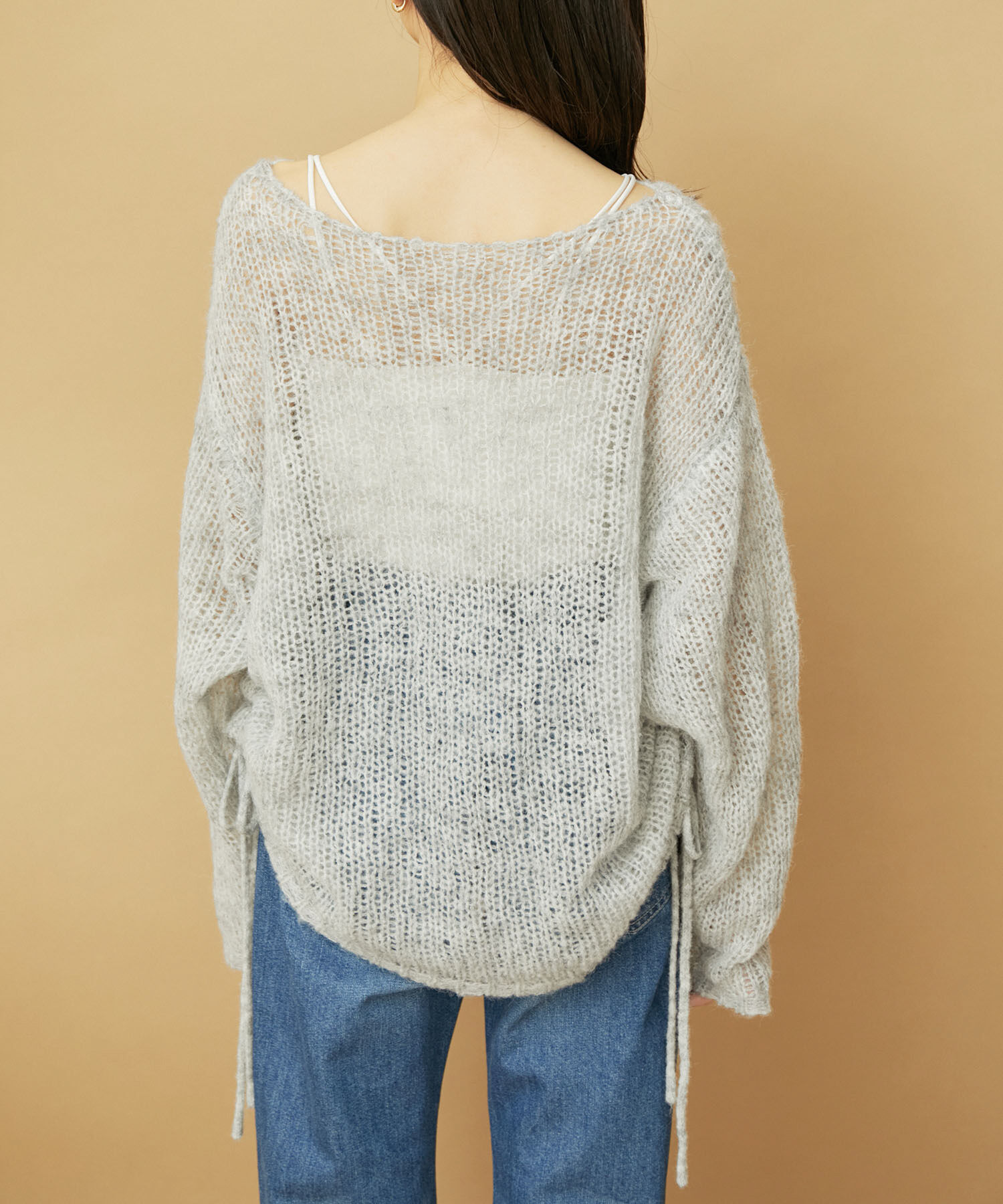 VIS「モヘアタッチシアーニット」|ニット・セーター|