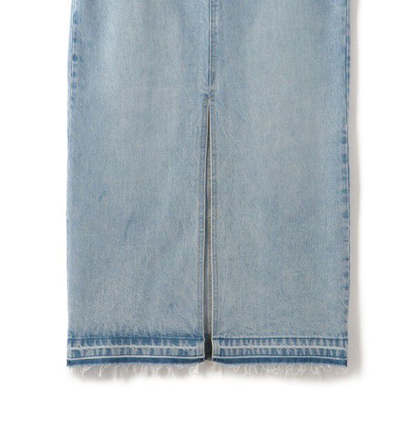 VIS「【洗える】アイラインウォシュデニムスカート」|スカート|