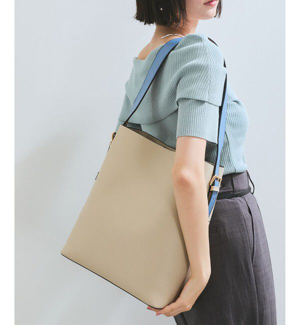 VIS「【新色追加】【A4収納】リバーシブルハンドルワンショルダーバッグ」|トートバッグ|