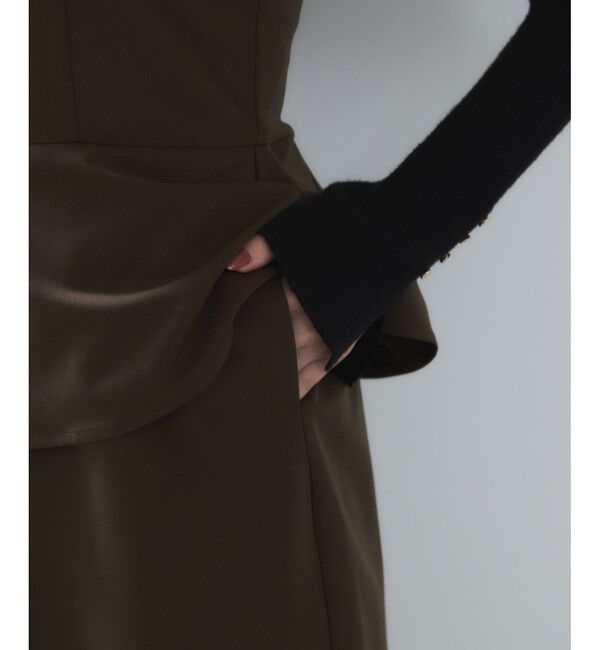 VIS「ビスチェドッキングライクキャミワンピース」|ワンピース|