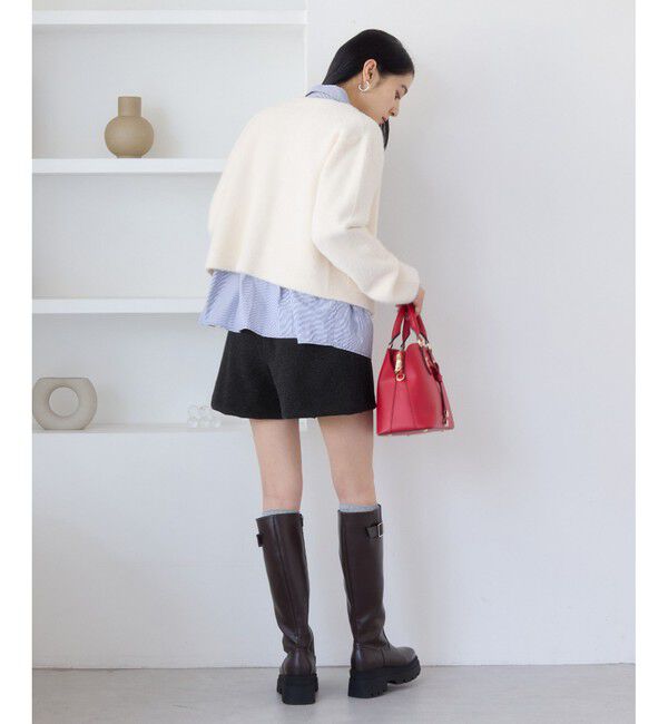 VIS「ジャージメルトンベルト付きショートパンツ」|チノ|