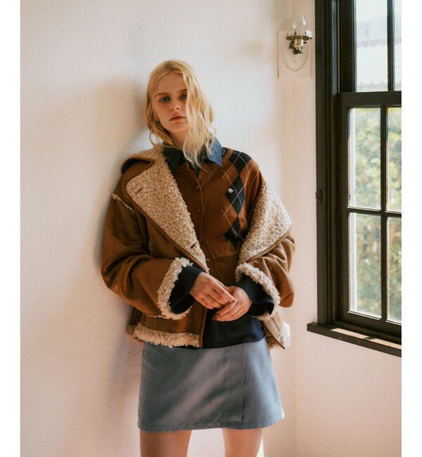 VIS「【POLO BCS】VIS別注アーガイルニットカーディガン」|カーディガン|