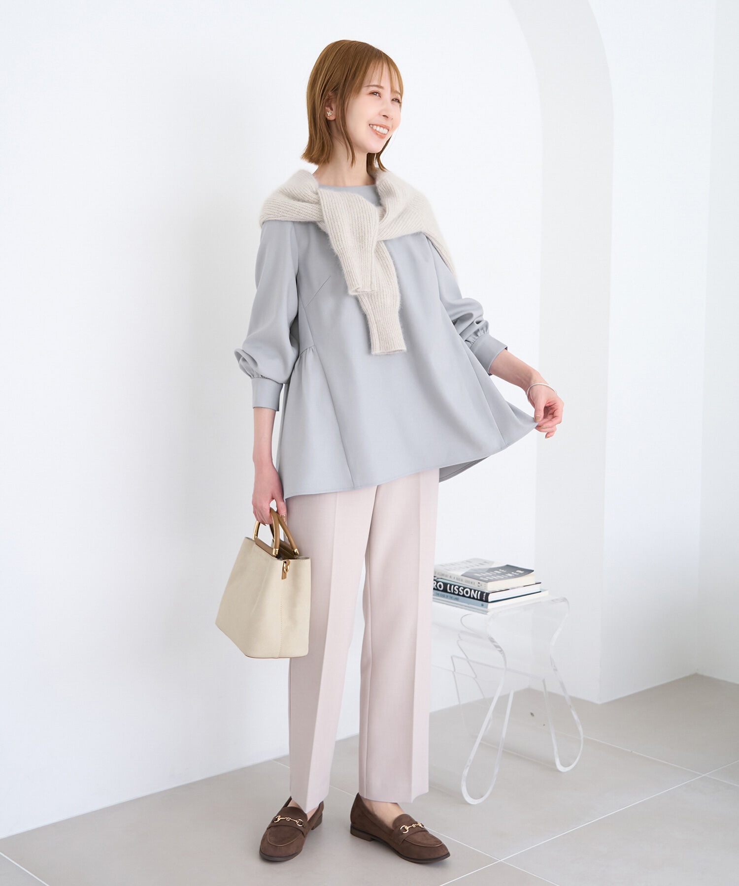 Rope&rsquo;Picnic「ペプラムブラウス/セットアップ対応」|シャツ・ブラウス|