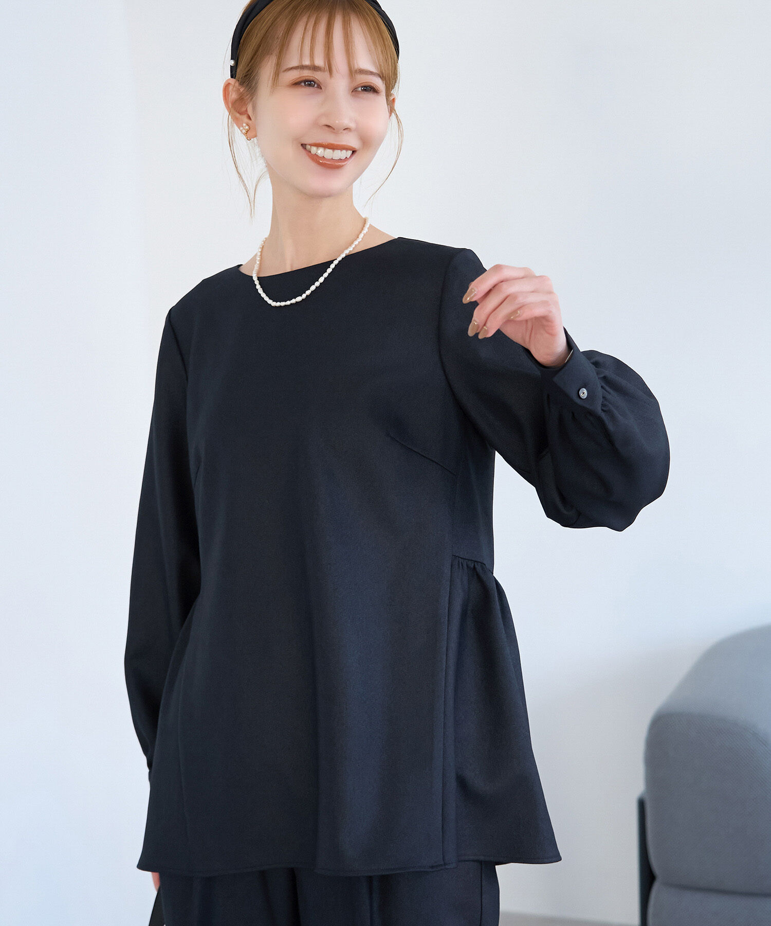 Rope&rsquo;Picnic「ペプラムブラウス/セットアップ対応」|シャツ・ブラウス|