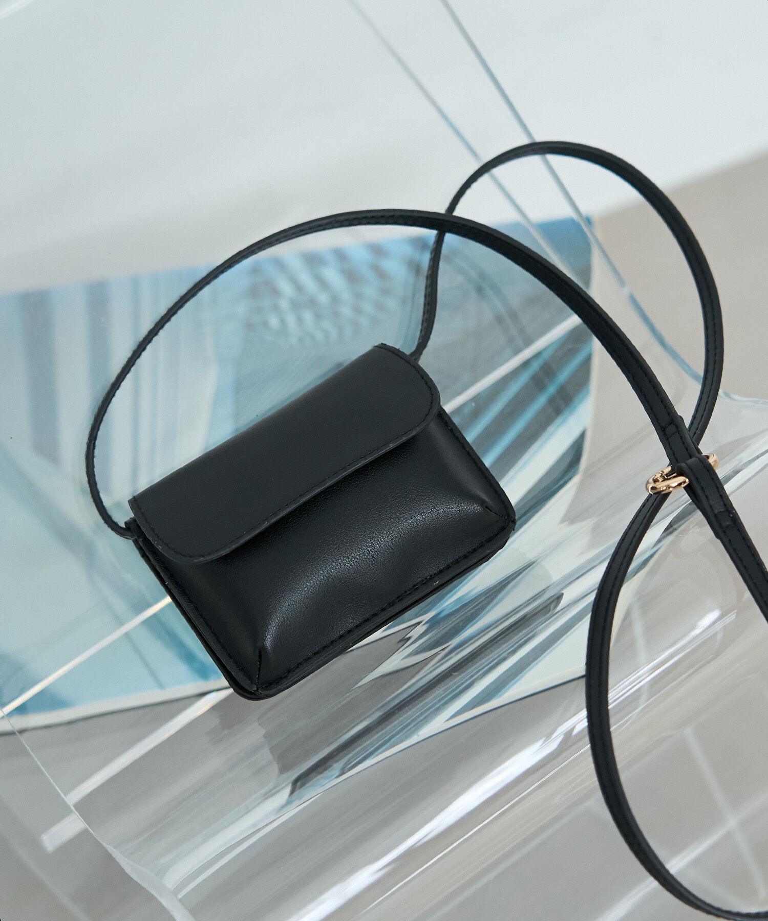 ROPE PICNIC PASSAGE「ウォレット＆マイクロミニショルダーバッグ」|ショルダー・メッセンジャー|ブラック(01)