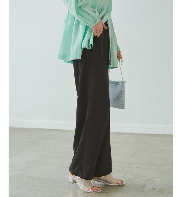 Rope&rsquo;Picnic「ドロストリラックスイージーワイドパンツ」|チノ|