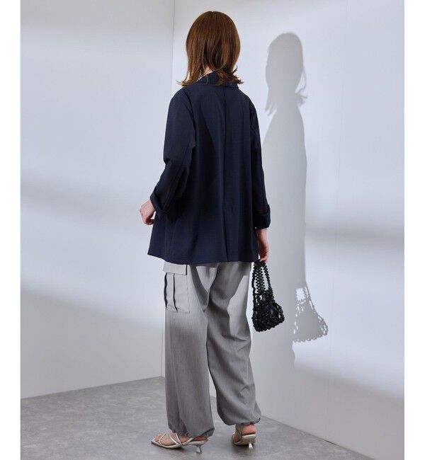 Rope&rsquo;Picnic「【UVカット・接触冷感・イージーケア】イージーカーゴパンツ」|カーゴ|