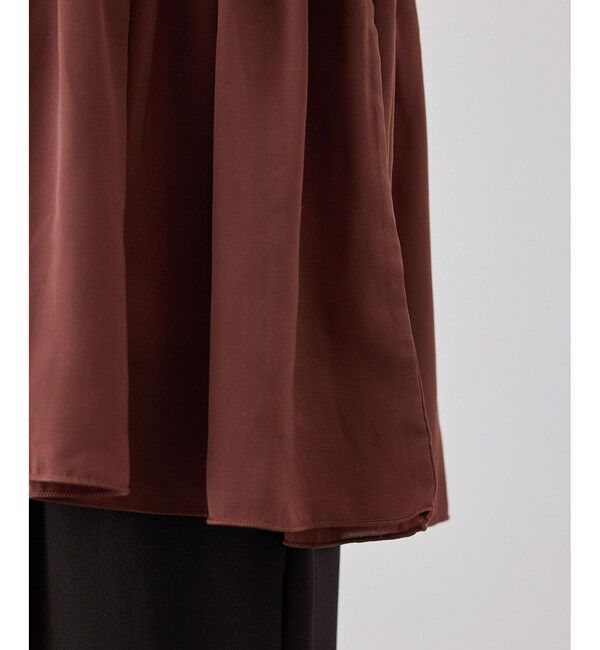 Rope&rsquo;Picnic「シャーリングビスチェ風ドッキングロングスリーブカットソー/リンクコーデ」|Tシャツ・カットソー|